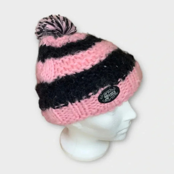 Sims Cable Knit Pom Hat Knitted Beanie toque - Picture 2 of 7